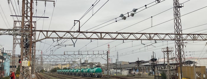 Bahnhof Anzen is one of 京浜コンビナートの絶景ポイント(鶴見編).
