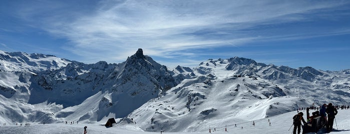 La Saulire (2837 m) is one of Verbier- Gstaad- Courchevel- Genève.