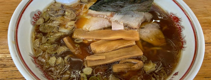 吾作ラーメン 広面店 is one of Shin'in Beğendiği Mekanlar.