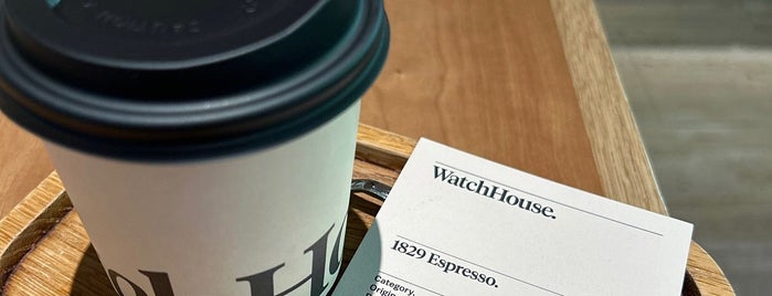 WatchHouse is one of London.Coffee.