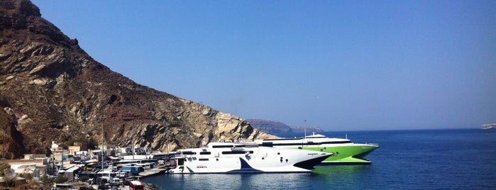 Santorini Port is one of Greece.