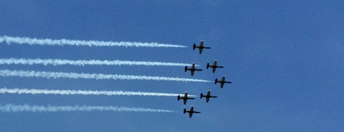 Breitling Jet Team Under the Royal Sky (การแสดงบินผาดแผลงโดย Breitling Jet Team) is one of M/E-2013-1.