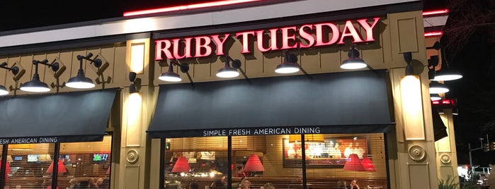Ruby Tuesday is one of 20 favorite restaurants.