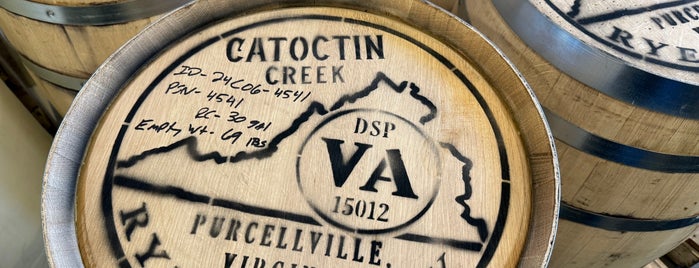 Catoctin Creek Distillery is one of DC area breweries and distilleries.