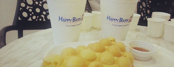 The Happy Barn Milkshake Factory is one of places to eat.