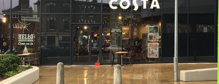 Costa Coffee is one of Summer in London/été à Londres.