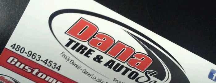 Dana Tire & Auto Service is one of Home.