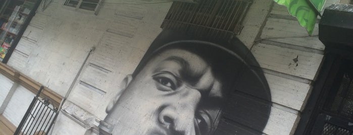 Biggie Mural - Clinton Hill is one of Kimmie's Saved Places.