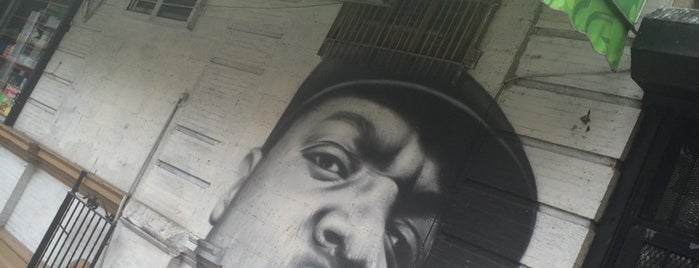 Biggie Mural - Clinton Hill is one of Gespeicherte Orte von Kimmie.