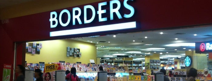 Borders is one of Bookshops in Malaysia.