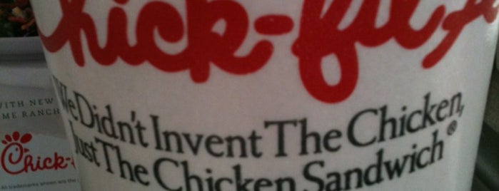 Chick-fil-A is one of Restaurants I've Eaten At.