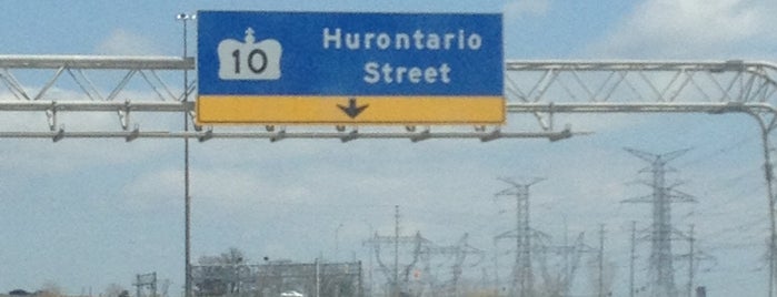 Hwy 407 & Hurontario is one of p (roads, intersections, areas).