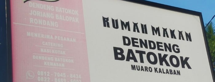 RM Dendeng Batokok is one of kuliner.