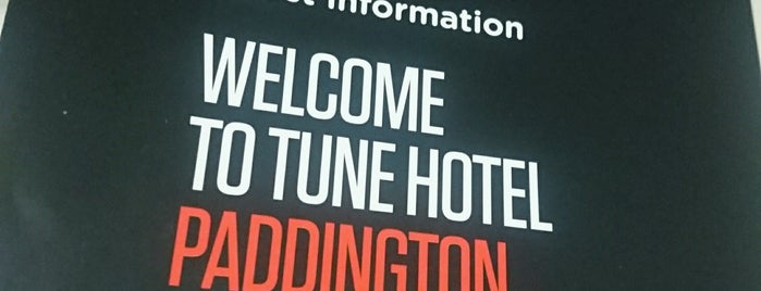 Tune Hotel Paddington is one of Londres.