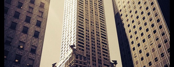 Chrysler Building is one of สถานที่ที่บันทึกไว้ของ Zane.