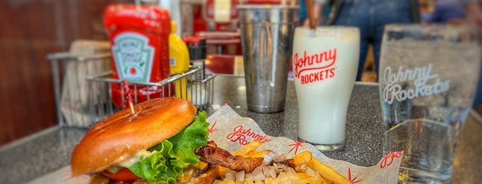 Johnny Rockets is one of places to go.
