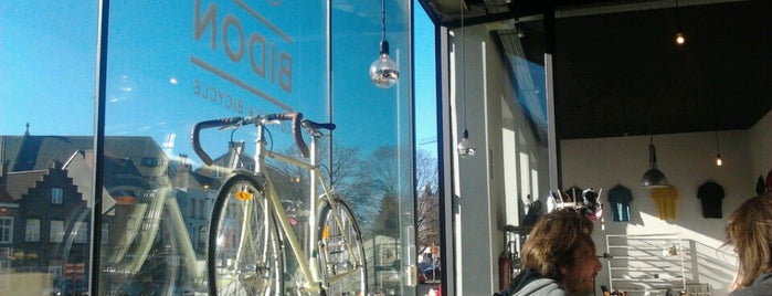 BIDON Coffee & Bicycle is one of My <3 Coffee places - Gent.