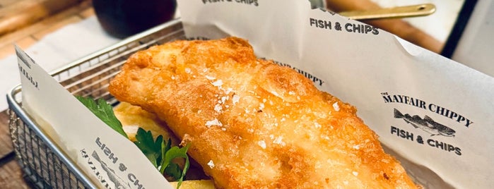 The Mayfair Chippy is one of The 15 Best Places for Fish & Chips in London.