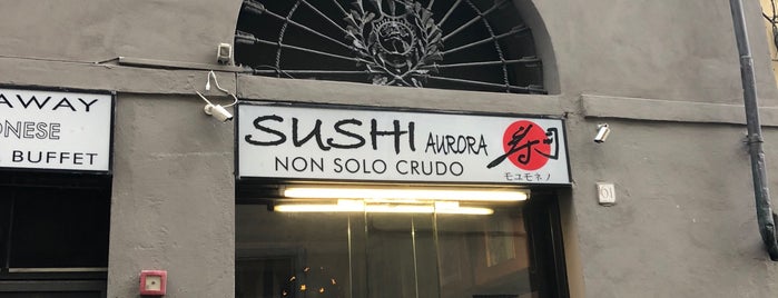 Sushi aurora is one of Tempat yang Disukai Ieva.