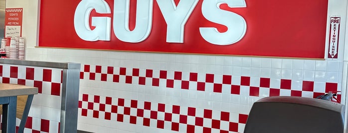 Five Guys is one of Hot Dog Tour.