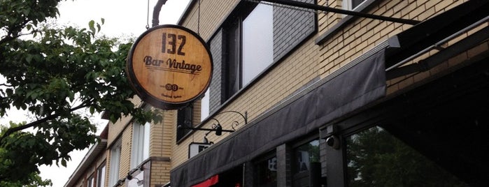 132 Bar Vintage is one of Les meilleures terrasses de Montréal.