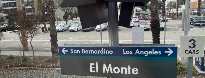 Metrolink El Monte Station is one of favorite places.