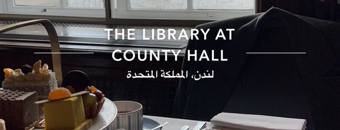 The Library Lounge at Marriott County Hall is one of london.
