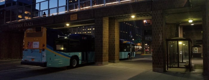 MTA MaBSTOA Bus M9 / M23 / M34A +SBS / Express Bus at 23rd Street / FDR Drive (Avenue C) is one of Christmas 2013, NYC, USA.