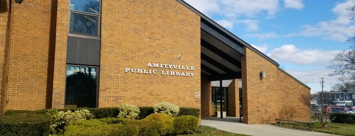Amityville Public Library is one of places to see.