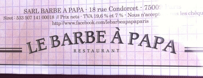 Le Barbe à Papa is one of Paris, je t'adore....