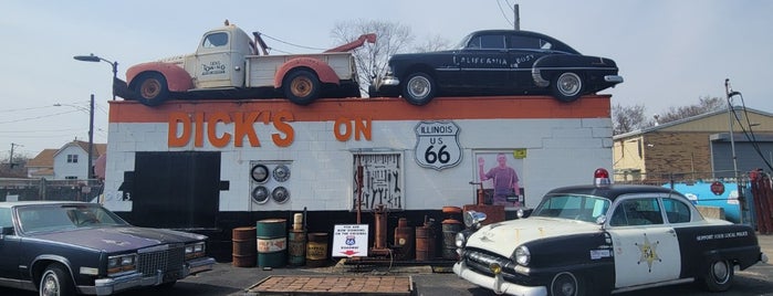 Dick's Towing Service Inc. is one of Illinois Route 66.