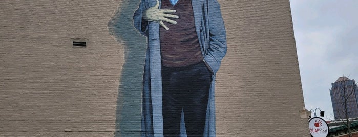 Kurt Vonnegut Mural is one of Weld Trail.