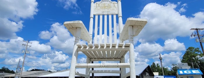 World's Largest Rocking Chair is one of places I've been.