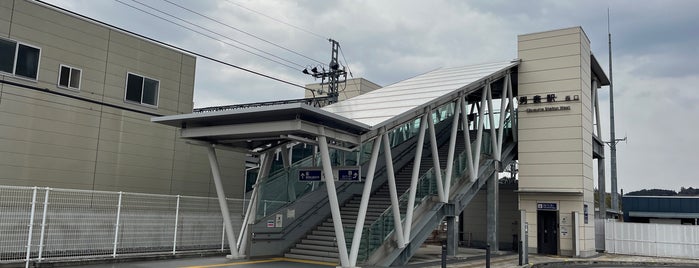 Obusuma Station (TJ35) is one of 東武東上線.