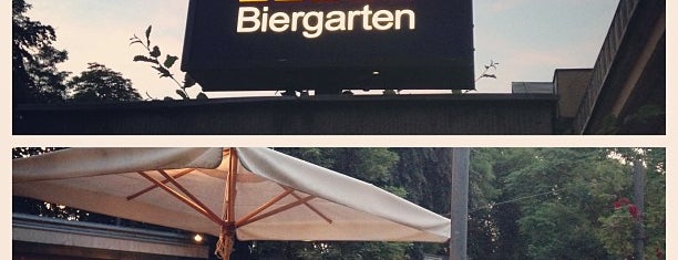 Muffathalle Biergarten is one of Tempat yang Disimpan Brigitte.