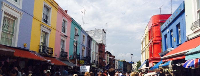 Portobello Road Market is one of London.