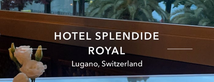 Hotel Splendide Royal Lugano is one of MILAN &  ROME-CURE.