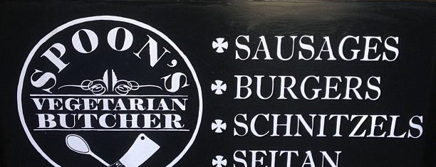 Spoon's Vegetarian Butcher is one of Locais salvos de ThePlasticDiaries.com.