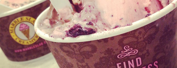 Marble Slab Creamery is one of Riyadh ice cream 🍦 🍧.