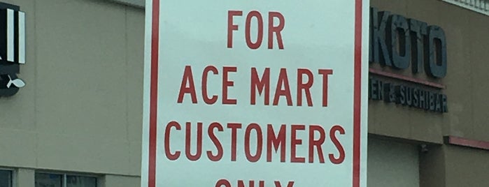 Ace Mart Restaurant Supply is one of Tempat yang Disukai Christopher.