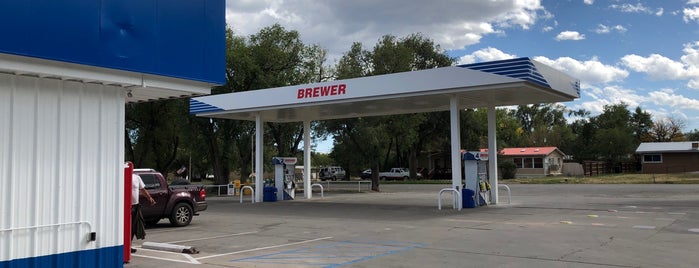 Brewer is one of Gas stations.