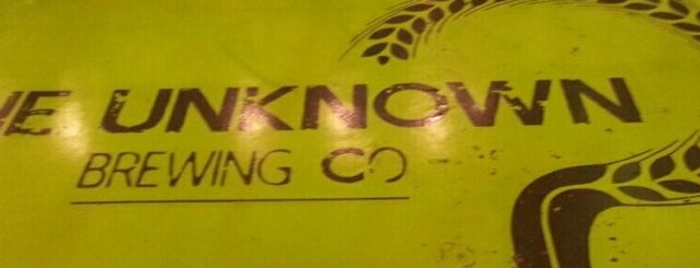 Unknown Brewing Co. is one of Awesome Local Breweries.