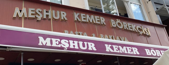 Meşhur Kemer Börek is one of 10 Local Restaurants in İstanbul.