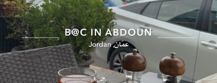 b@c in abdoun is one of coffe places.