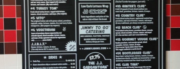 Jimmy John's is one of Pick food.