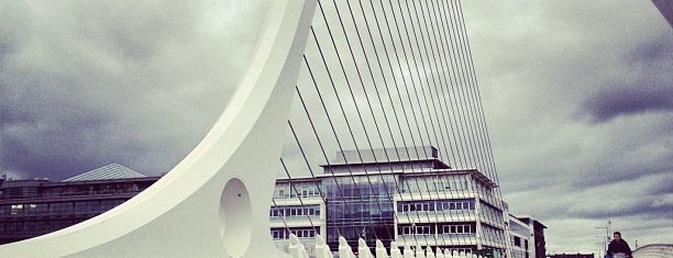 Samuel Beckett Bridge is one of இTwo tickets to Dublinஇ.