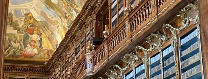 Strahovská knihovna is one of Prag.