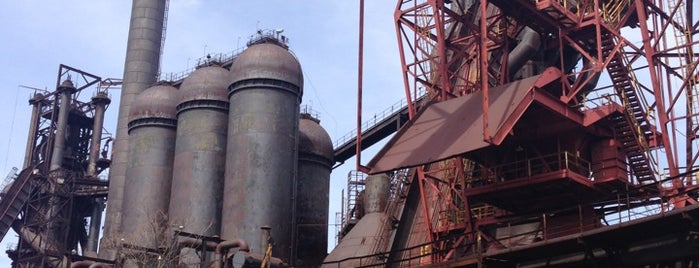 Carrie Furnaces is one of Bikabout's Guide to the GAP Trail and C&O Towpath.