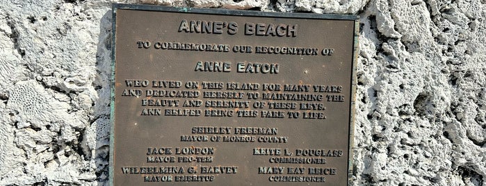 Anne's Beach is one of Miami Beach.