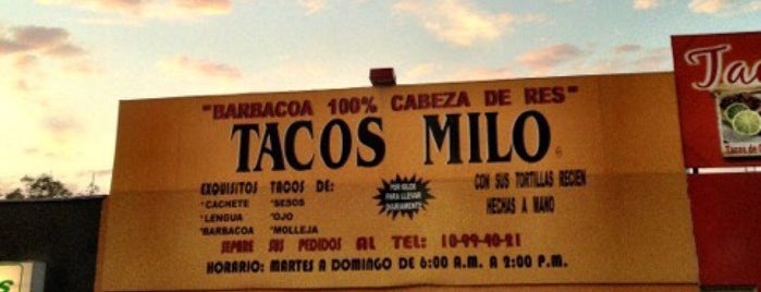 Tacos Milo is one of Carretera Nacional.